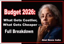Union Budget 2026: What Gets Costlier, What Gets Cheaper, and What It Means for the Middle Class